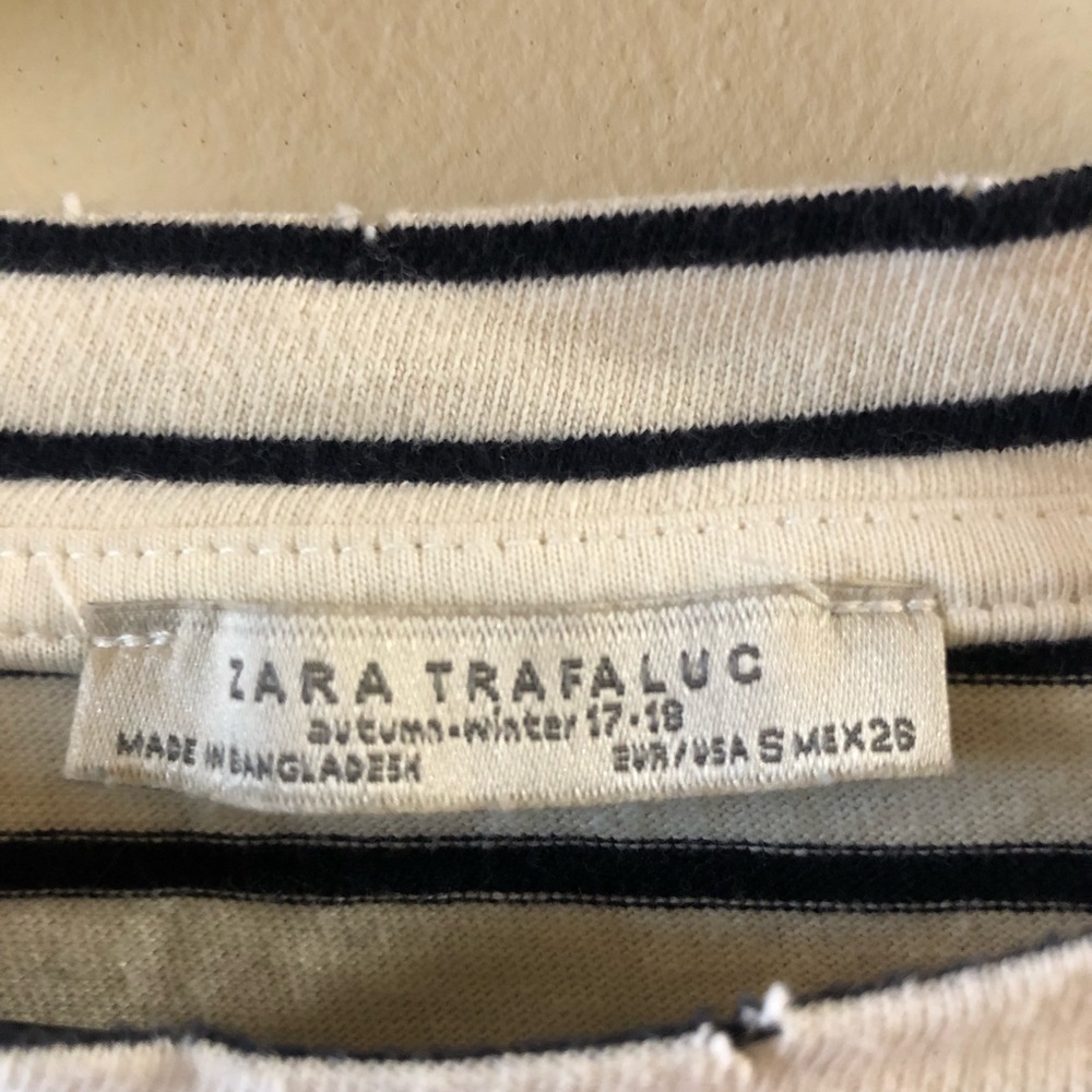 Zara Striped Tee - Picture 4 of 6